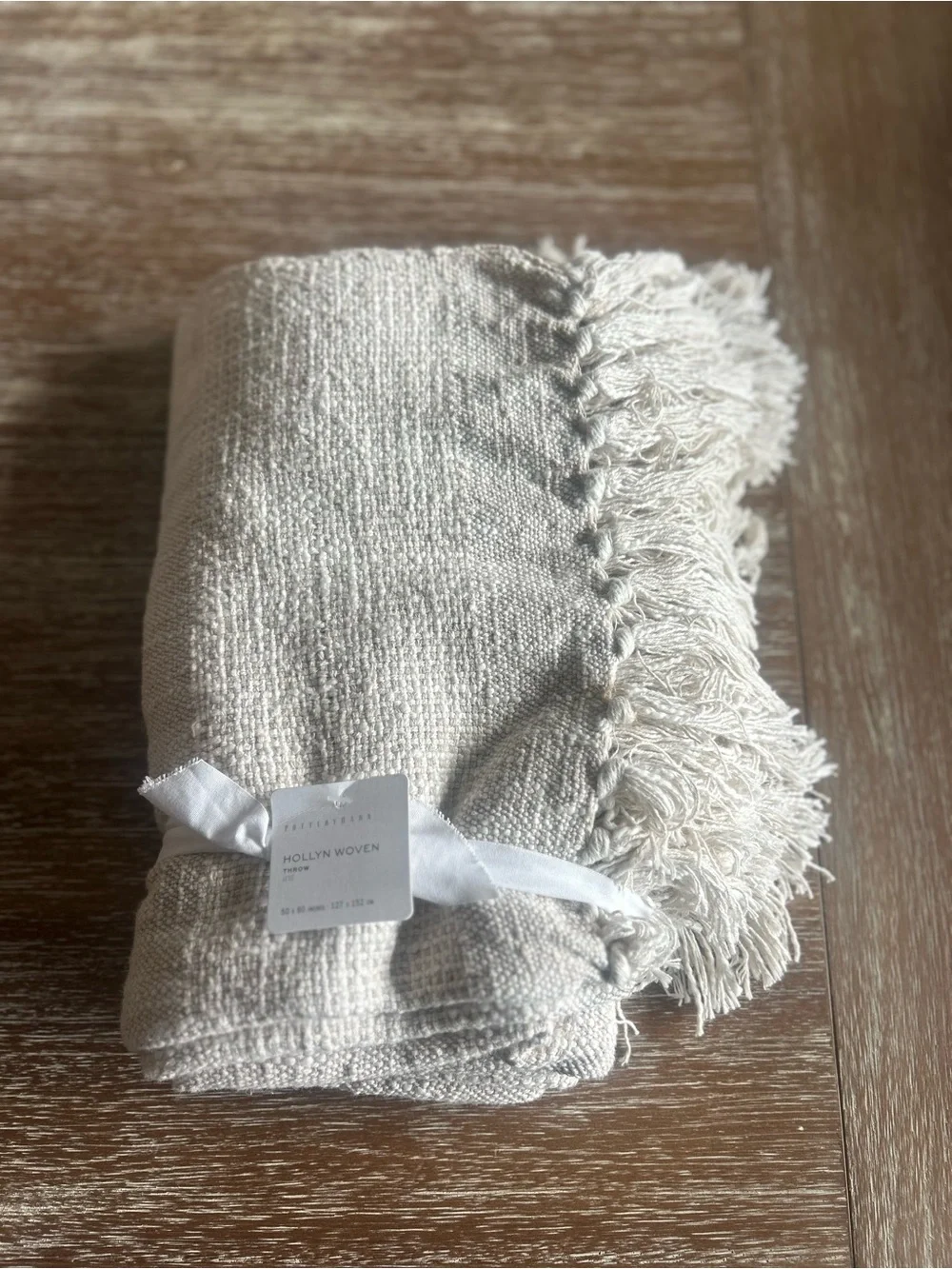 Pottery Barn Hollyn Cotton Woven Throw
